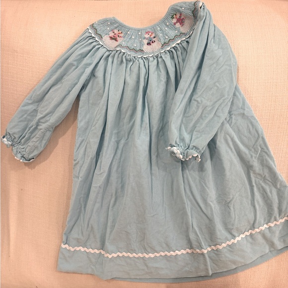 ❤️ Marmellata | Christmas Snowman Smocked Dress - Picture 1 of 3